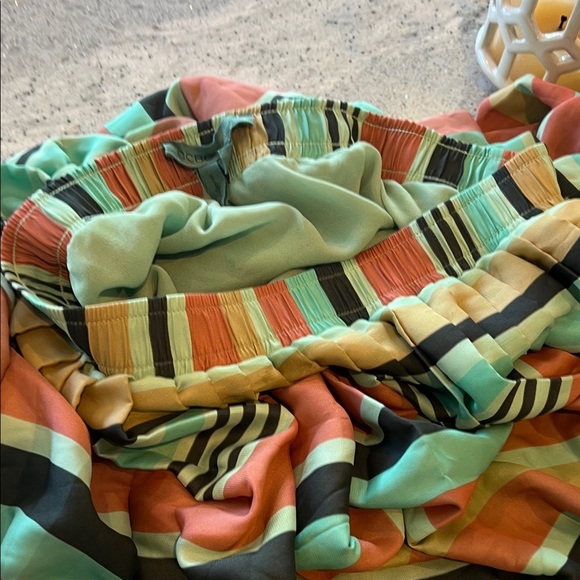 BCBGeneration Colorful Striped Mini Skirt, Lined XS - Picture 6 of 7